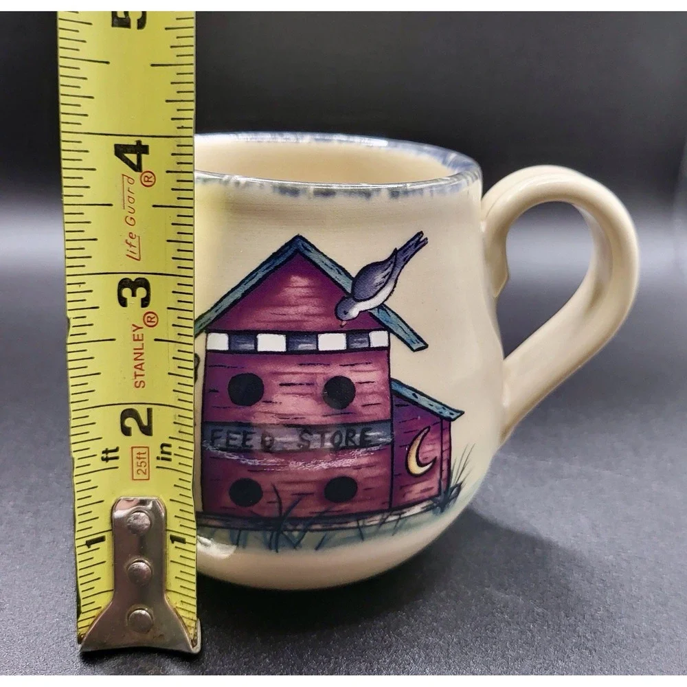 Home &‎ Garden Party Ltd Birdhouse Stoneware Creamer 2003 Feed Store Made in USA